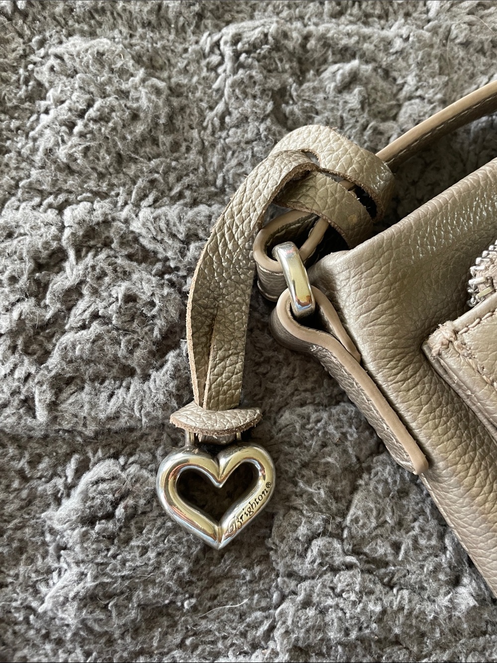 Brighton Jagger Crossbody Bag organizer in Taupe - No tags, but unused condition - Picture 3 of 9